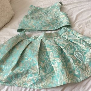 Urban outfitter two piece skirt and top
